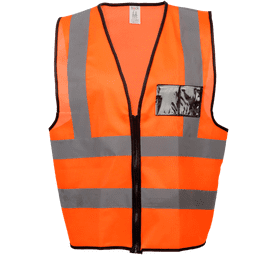 Reflective Safety Vest Hi-Vis Orange